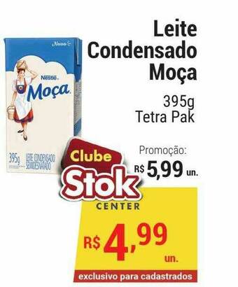 Stok Center Leite Condensado Moça oferta