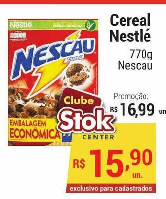 Stok Center Cereal Nestlé oferta