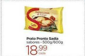 Prato Pronto Sadia