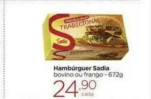 Carrefour Market Hambúrguer Sadia oferta