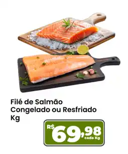 Ultrabox Filé de Salmão Congelado ou Resfriado oferta