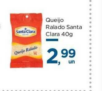 Super São Luiz Queijo Ralado Santa Clara oferta