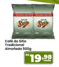 Ultrabox Café do Sitio Tradicional Almofada oferta