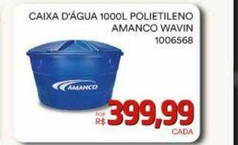 Caixa D'água 1000l Polietileno Amanco Wavin