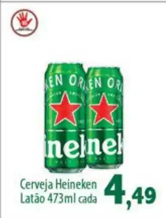 Econômico Atacadão Cerveja Heieneken oferta