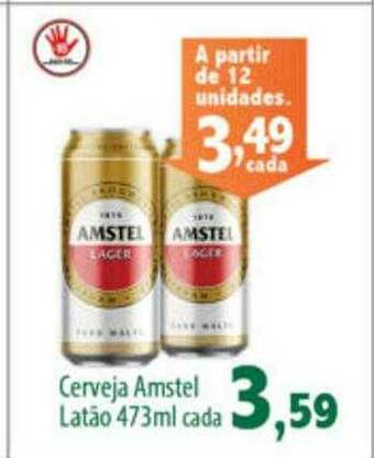 Econômico Atacadão Cerveja Amstel oferta