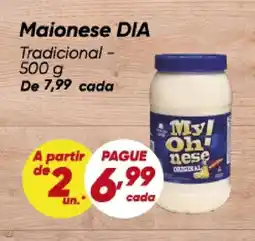 Dia Maionese DIA Tradicional oferta