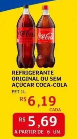 Assaí Atacadista Refrigerante original ou sem açúcar coca-cola oferta