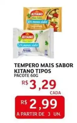Assaí Atacadista Tempero mais sabor kitano tipos pacote oferta