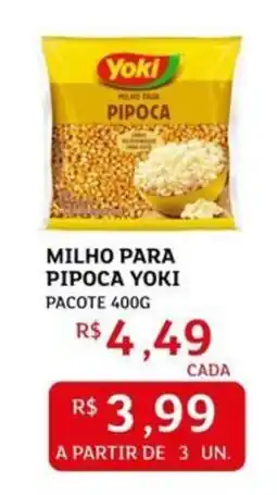 Assaí Atacadista Milho para pipoca yoki pacote oferta