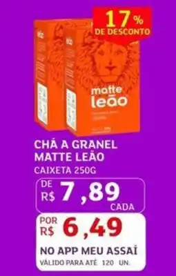 Assaí Atacadista Chá a granel matte leão oferta