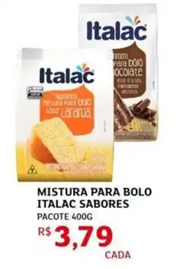Assaí Atacadista Mistura para bolo italac sabores pacote oferta