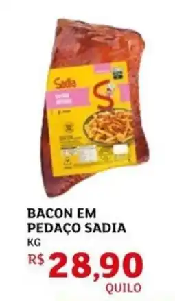 Assaí Atacadista Bacon em pedaço sadia oferta