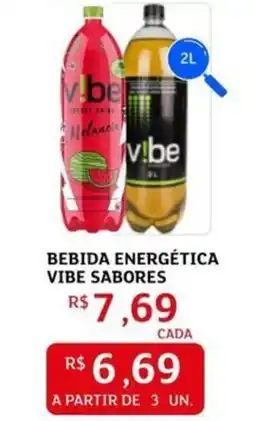 Assaí Atacadista Bebida energética vibe sabores oferta