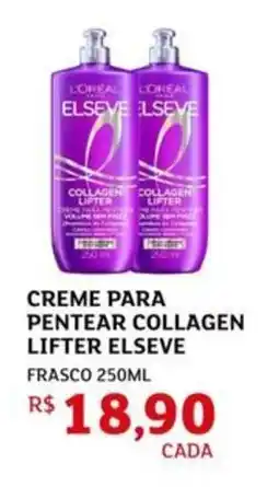 Assaí Atacadista Creme para pentear collagen lifter elseve frasco oferta