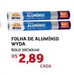 Assaí Atacadista Folha de alumínio wyda rolo 30cmx4m oferta