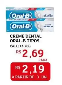 Assaí Atacadista Creme dental oral-b tipos caixeta oferta