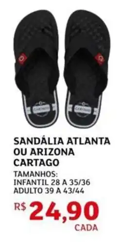 Assaí Atacadista Sandália atlanta ou arizona cartago oferta