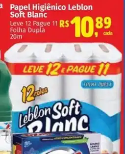 Supermercados Mateus Papel Higiênico Leblon Soft Blanc oferta