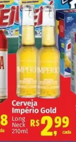 Supermercados Mateus Cerveja Império Gold Long Neck oferta