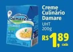 Supermercados Mateus Creme Culinário Damare UHT oferta