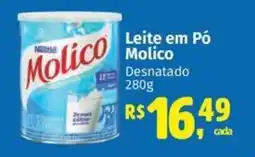 Supermercados Mateus Leite em Pó Molico Desnatado oferta