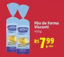 Supermercados Mateus Pão de Forma Visconti oferta