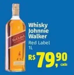 Supermercados Mateus Whisky Johnnie Walker Red Label oferta