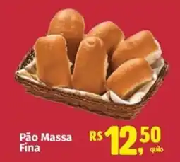 Supermercados Mateus Pão Massa Fina oferta