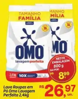 Fort Atacadista Lava Roupas em Pó Omo Lavagem Perfeita oferta