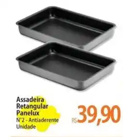 Atacadão Assadeira Retangular Panelux oferta