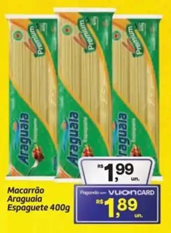 Fort Atacadista Macarrão Araguaia Espaguete oferta