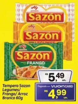 Fort Atacadista Tempero Sazon Legumes/ Frango/Arroz Branco oferta