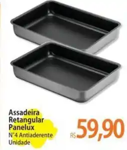 Atacadão Assadeira Retangular Panelux oferta