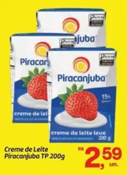 Fort Atacadista Creme de Leite Piracanjuba TP oferta