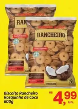 Fort Atacadista Biscoito Rancheiro Rosquinha de Coco oferta