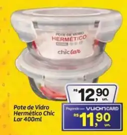 Fort Atacadista Pote de Vidro Hermético Chic Lar oferta