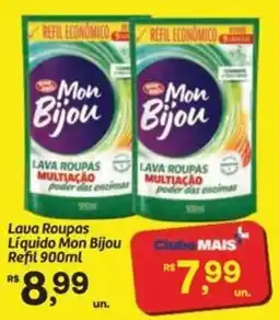 Fort Atacadista Lava Roupas Líquido Mon Bijou Refil oferta