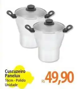 Atacadão Cuscuzeiro Panelux 16cm-Polido Unidade oferta