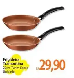 Atacadão Frigideira Tramontina 20cm Turim Cobre Unidade oferta