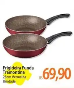 Atacadão Frigideira Funda Tramontina 28cm Vermelha Unidade oferta