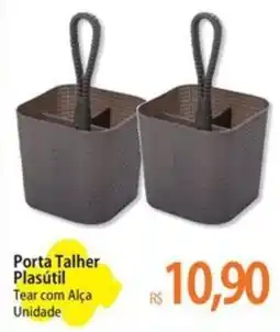 Atacadão Porta Talher Plasútil Tear com Alça Unidade oferta