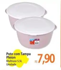 Atacadão Pote com Tampa Pleion oferta