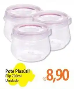 Atacadão Pote Plasútil Flip Unidade oferta