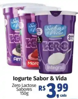 Supermercados Mateus logurte Sabor & Vida oferta