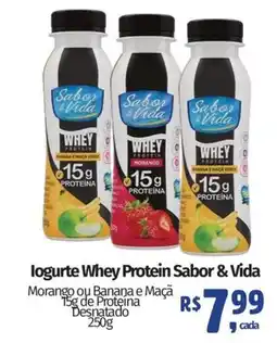 Supermercados Mateus logurte Whey Protein Sabor & Vida oferta