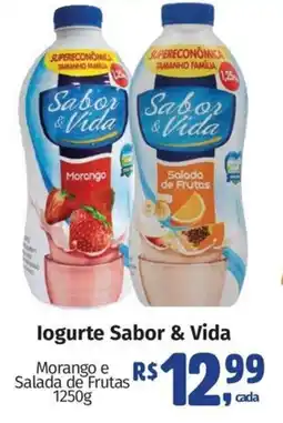 Supermercados Mateus logurte Sabor & Vida oferta