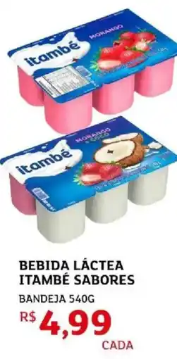 Assaí Atacadista Bebida láctea itambé sabores oferta