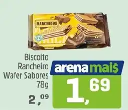Arena Atacado Biscoito Rancheiro Wafer Sabores oferta