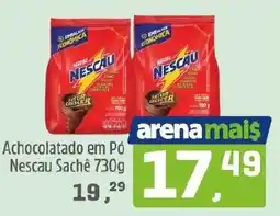 Arena Atacado Achocolatado em Pó Nescau Sachê oferta